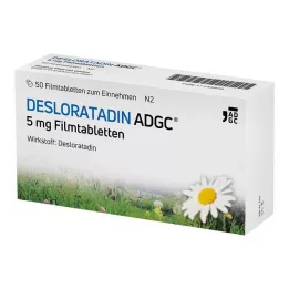 DESLORATADIN ADGC 5 mg film-coated tablets, 50 pcs