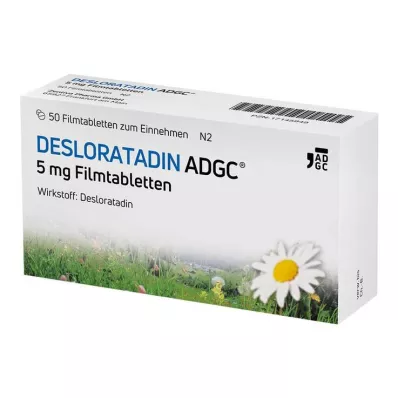DESLORATADIN ADGC 5 mg film-coated tablets, 50 pcs