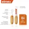 ELMEX Interdental brushes ISO size 1 0.45 mm orange, 8 pcs