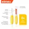 ELMEX Interdental brushes ISO size 4 0.7 mm yellow, 8 pcs