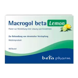 MACROGOL beta Lemon Oral solution, 10 pcs
