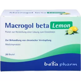 MACROGOL beta Lemon Oral solution, 20 pcs