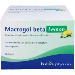 MACROGOL beta Lemon Oral solution, 50 pcs