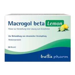 MACROGOL beta Lemon Oral solution, 50 pcs