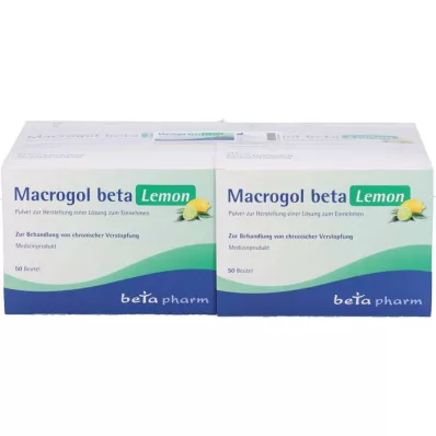 MACROGOL beta Lemon Oral solution, 100 pcs