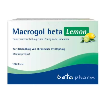 MACROGOL beta Lemon Oral solution, 100 pcs MACROGOL beta Lemon Oral solution, 100 pcs