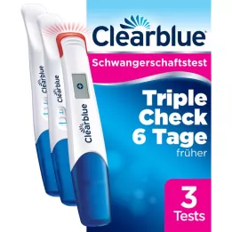 CLEARBLUE Pregnancy TripleCheck ultra-early, 3 pcs