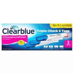 CLEARBLUE Pregnancy TripleCheck ultra-early, 3 pcs