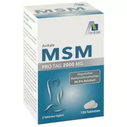 MSM 2000 mg tablets, 120 pcs