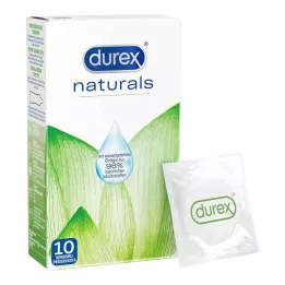 DUREX naturals condoms with water-based lubricant, 10 pcs