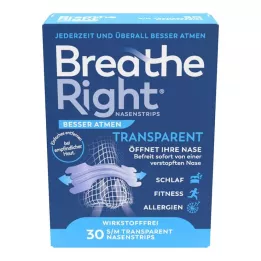BESSER Breathe Breathe Right nasal pl. normal transp., 30 pcs