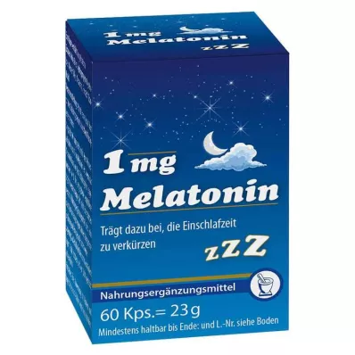 MELATONIN 1 mg capsules, 60 pcs MELATONIN 1 mg capsules, 60 pcs