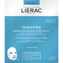 LIERAC Sunissime Soothing After Sun SOS Mask, 1X18 ml