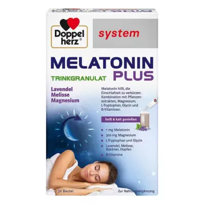 Doppelherz Melatonin Plus Drinking Granules System Portion Bags (30 pieces)