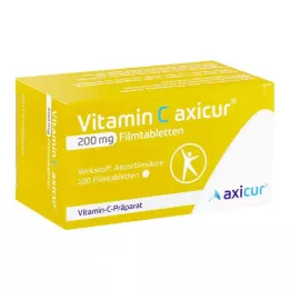 VITAMIN C AXICUR 200 mg film-coated tablets, 100 pcs