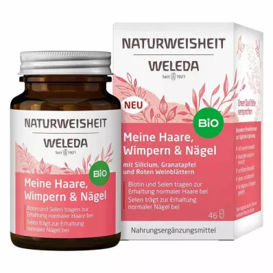 WELEDA Natural Wisdom My Hair Eyelashes&Nails Kps, 46 pcs WELEDA Natural Wisdom My Hair Eyelashes&Nails Kps, 46 pcs