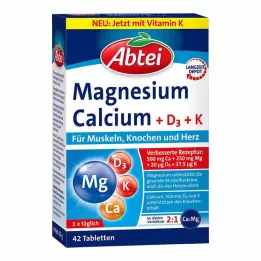 ABTEI Magnesium Calcium+D+K Tablets, 42 pcs