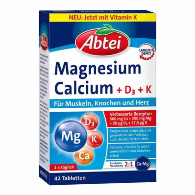 ABTEI Magnesium Calcium+D+K Tablets, 42 pcs ABTEI Magnesium Calcium+D+K Tablets, 42 pcs