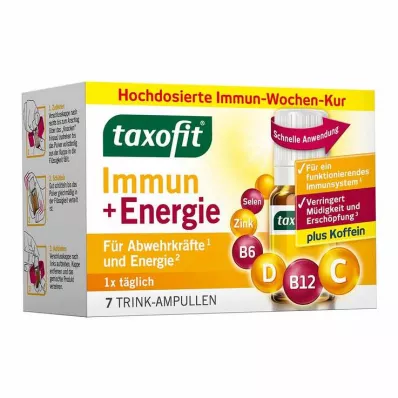 Taxofit Immune &amp; Energy Drinking Ampoules, 7X10 ml