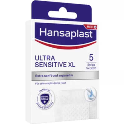 HANSAPLAST Ultra Sensitive Wound Dressing 5x7.2 cm XL, 5 pcs