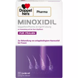 MINOXIDIL DoppelherzPhar.20mg/ml Solution for Skin Woman, 3X60 ml
