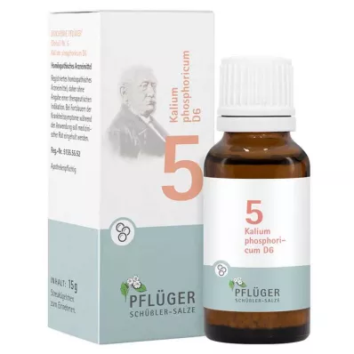 Biochemistry Pflueger 5 Kalium phosphoricum D 6 globules, 15 g