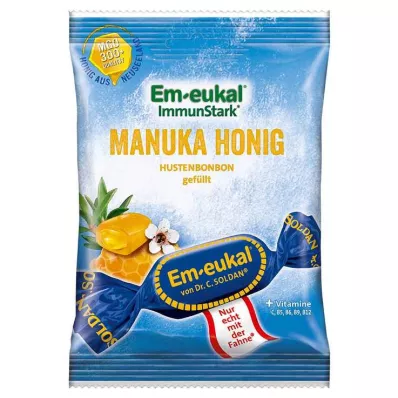 EM-EUKAL Candies Manuka honey filled sugary, 75 g