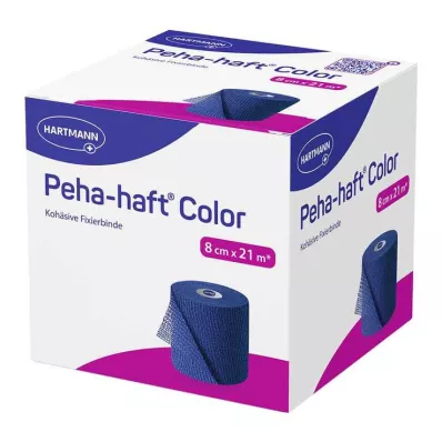 Peha-Haft Color fixing bandage latex-free 8 cmx21 m blue, 1 piece Peha-Haft Color fixing bandage latex-free 8 cmx21 m blue, 1 piece