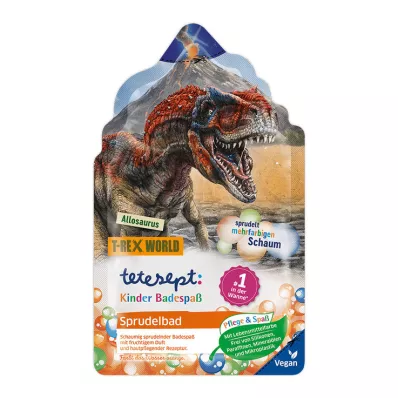 TETESEPT Childrens bath fun bubble bath T-Rex World, 40 g