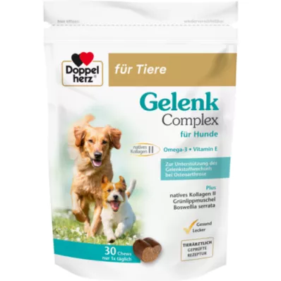 DOPPELHERZ for Animals Joint Complex Chews for Dogs, 30 pcs