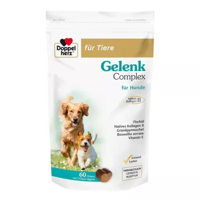 DOPPELHERZ for Animals Joint Complex Chews for Dogs, 60 pcs