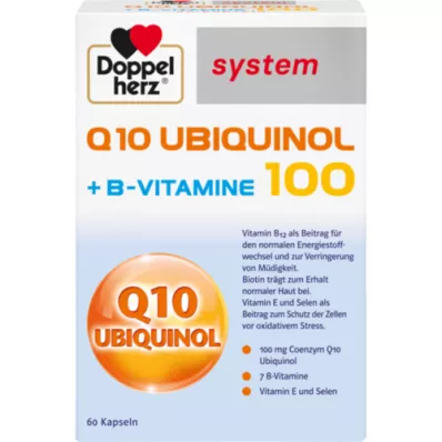 DOPPELHERZ Q10 Ubiquinol 100 system capsules, 60 pcs