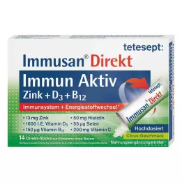 TETESEPT Immusan Direkt Zinc+D3+B12 Granules, 14 pcs