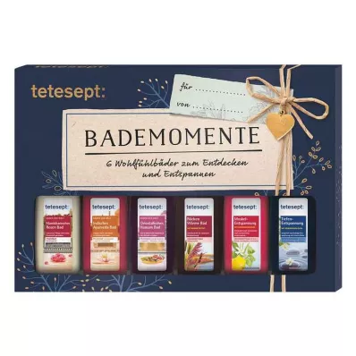 Tetesept gift set bath moments, 6x20 ml
