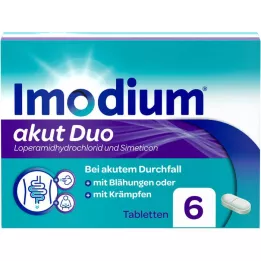 IMODIUM akut Duo 2 mg/125 mg tablets, 6 pcs