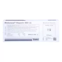 MEDUNASAL-Heparin 500 I.U. Ampoules, 10X5 ml