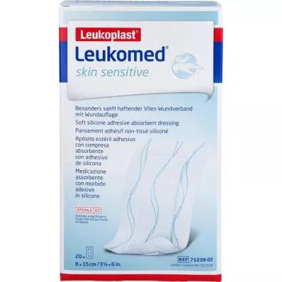 LEUKOMED skin sensitive sterile 8x15 cm, 20 pcs