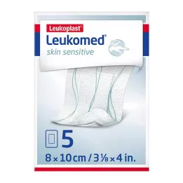 LEUKOMED skin sensitive sterile 8x10 cm, 5 pcs