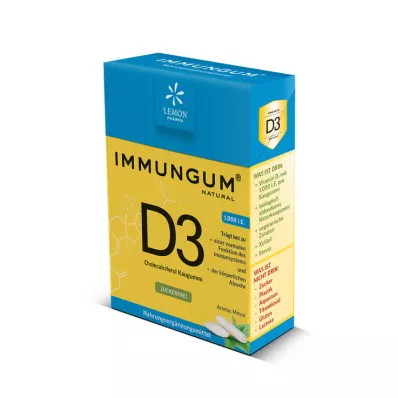 VITAMIN D3 IMMUNGUM Chewing gum, 28 g