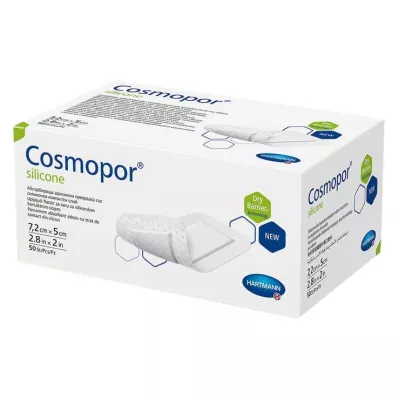 COSMOPOR silicone wound dressing 5x7.2 cm, 50 pcs
