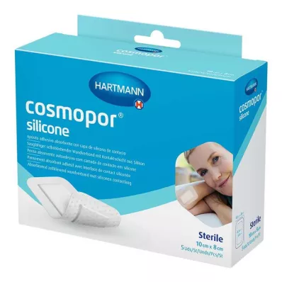 Cosmopor silicone wound dressing 8x10 cm, 5 pcs