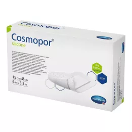 COSMOPOR silicone wound dressing 8x15 cm, 5 pcs