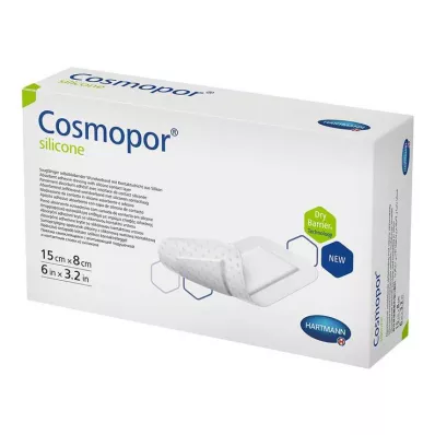 Cosmopor silicone wound dressing 8x15 cm, 5 pcs