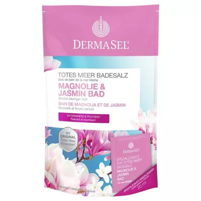 DERMASEL Dead Sea Bath Salts Magnolia &amp; Jasmine, 1 p