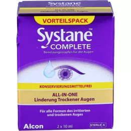 SYSTANE COMPLETE Lubricant for the eye without preservative, 2 x 10 ml