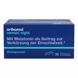 ORTHOMOL nemuri night direct granules, 30 pcs