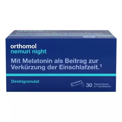 ORTHOMOL nemuri night direct granules, 30 pcs