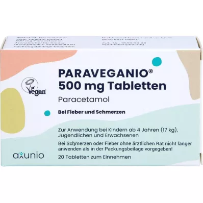 PARAVEGANIO 500 mg tablets, 20 pcs