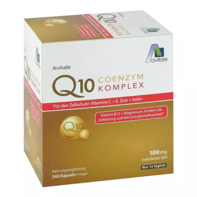 COENZYM Q10 100 mg Capsules+Vitamins+Minerals, 240 pcs