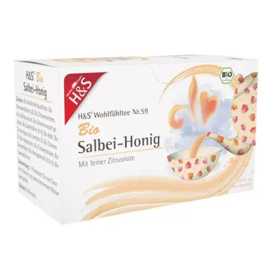 H&S Organic Sage Honey Filter Bag, 20X2 g H&S Organic Sage Honey Filter Bag, 20X2 g
